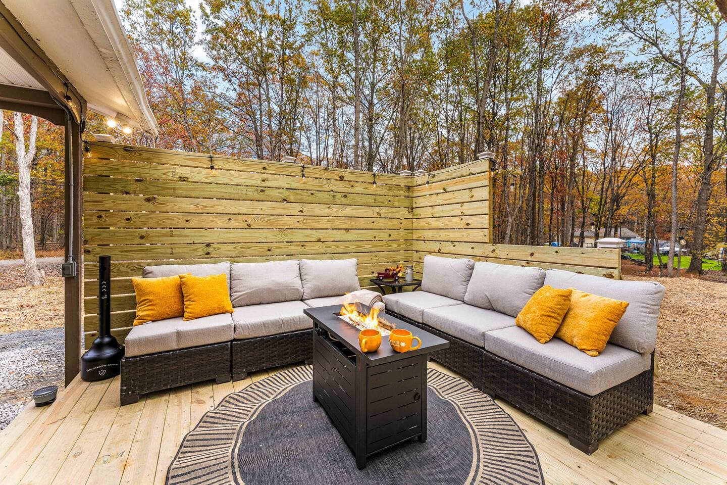 Woodland Cabin w/ Hot Tub, Game Room & Outdoor TV
