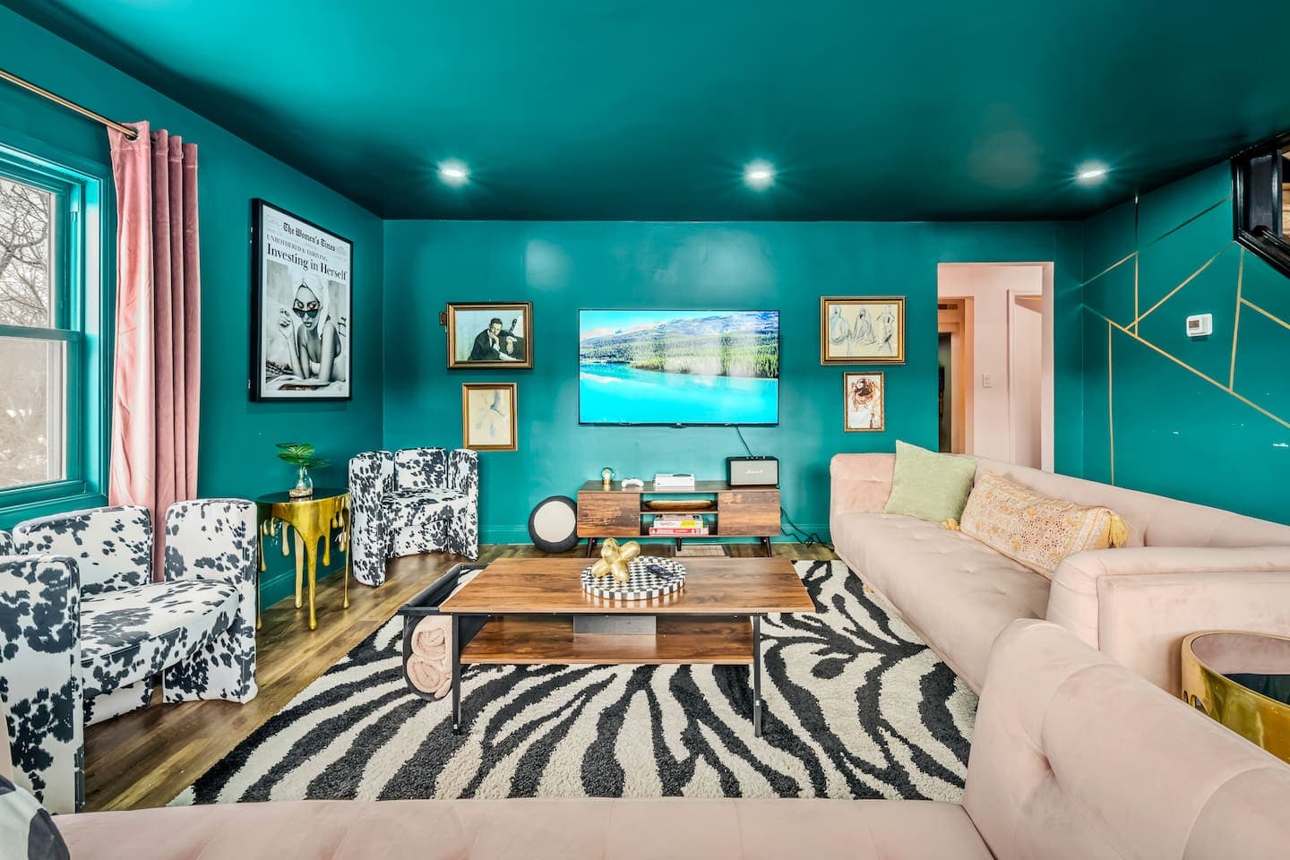 Neon & Pop Pocono Retreat w/ Sauna and Hot Tub